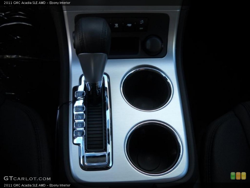 Ebony Interior Transmission for the 2011 GMC Acadia SLE AWD #38531155