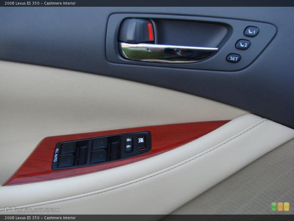 Cashmere Interior Controls for the 2008 Lexus ES 350 #38532267