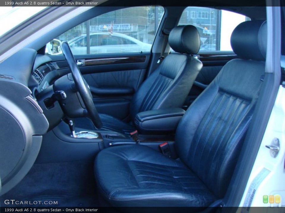 Onyx Black 1999 Audi A6 Interiors