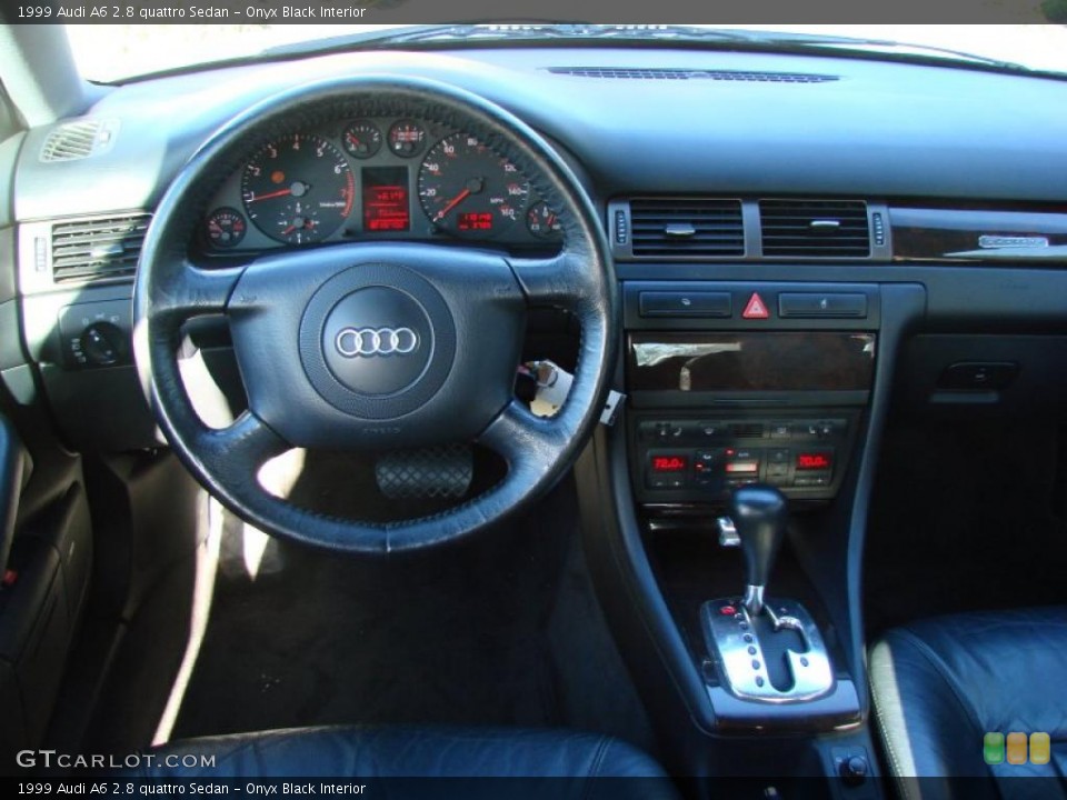 Onyx Black Interior Dashboard for the 1999 Audi A6 2.8 quattro Sedan #38532419
