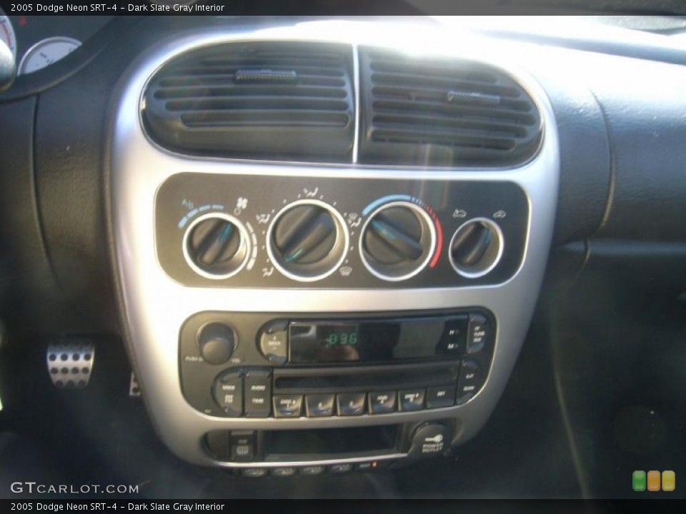 Dark Slate Gray Interior Controls for the 2005 Dodge Neon SRT-4 #38534415