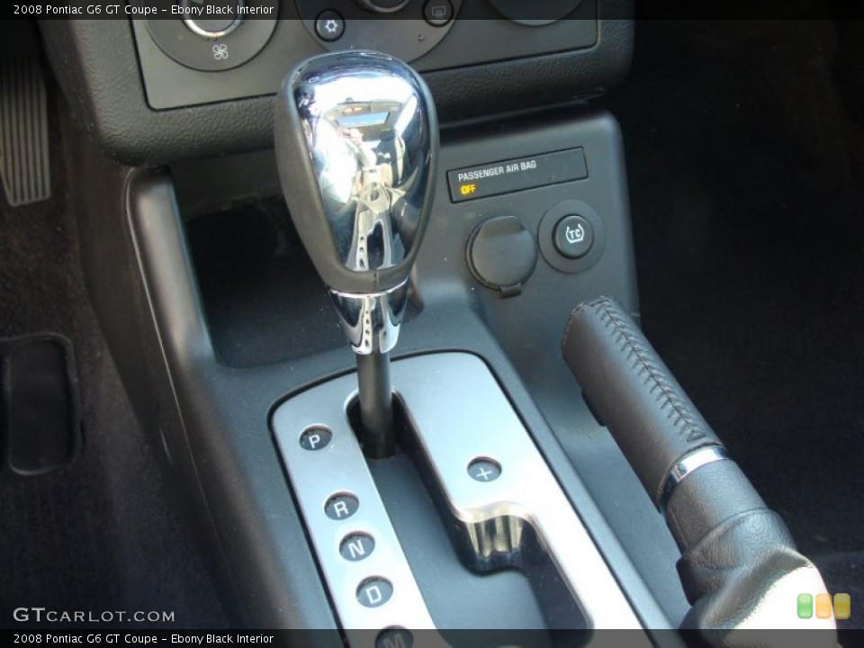 Ebony Black Interior Transmission for the 2008 Pontiac G6 GT Coupe #38535143