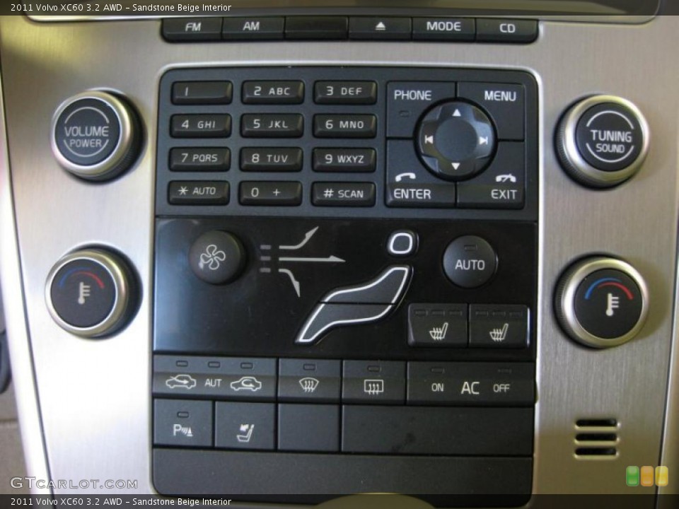 Sandstone Beige Interior Controls for the 2011 Volvo XC60 3.2 AWD #38536543