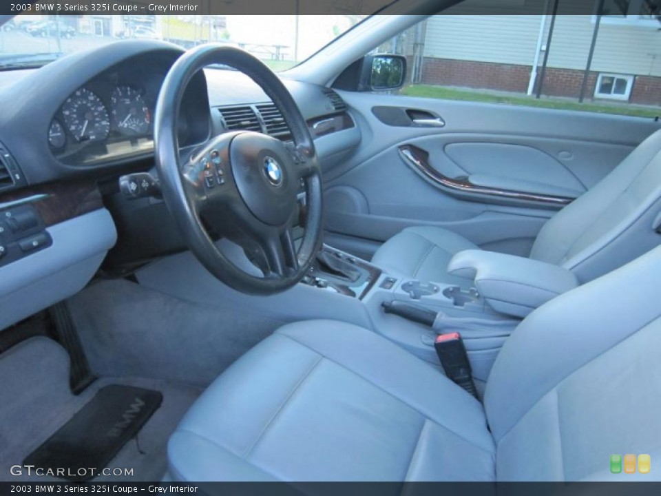 Grey Interior Prime Interior for the 2003 BMW 3 Series 325i Coupe #38537375