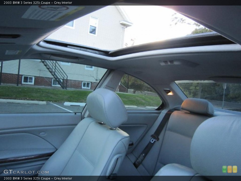 Grey Interior Sunroof for the 2003 BMW 3 Series 325i Coupe #38537475
