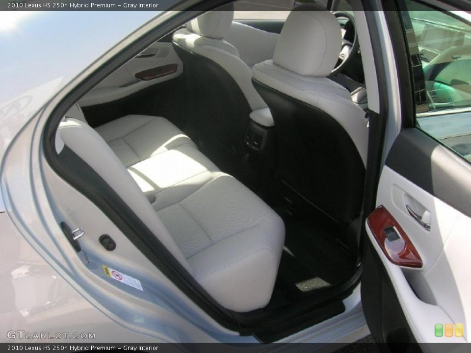 Gray Interior Photo for the 2010 Lexus HS 250h Hybrid Premium #38538123