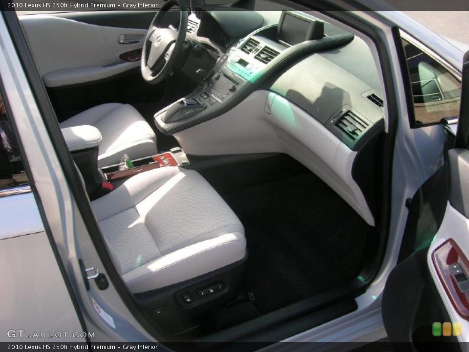 Gray Interior Dashboard for the 2010 Lexus HS 250h Hybrid Premium #38538135