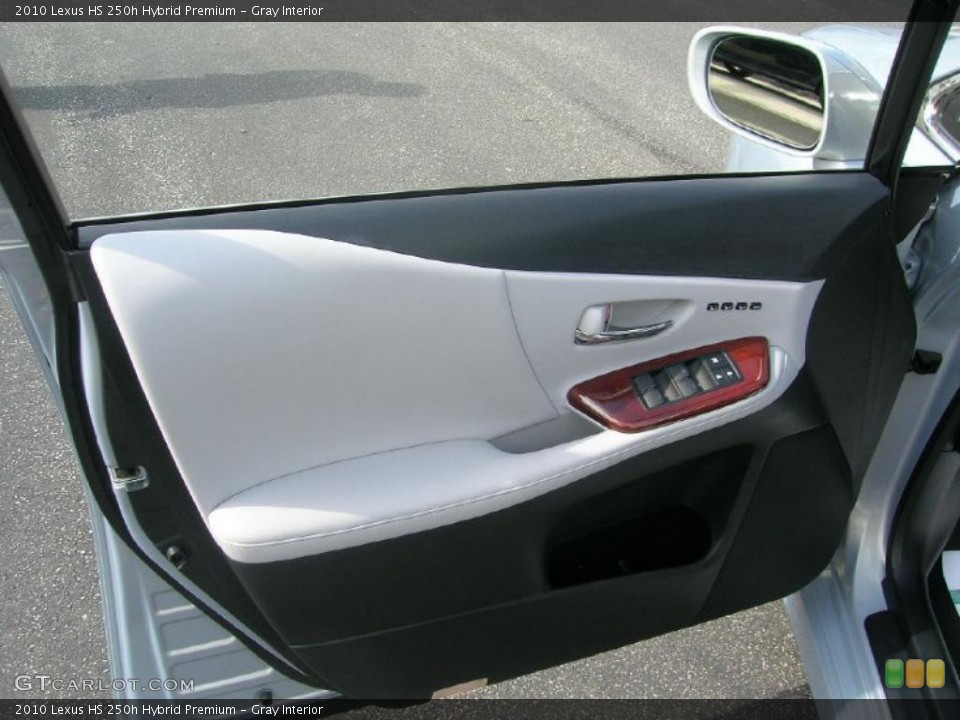 Gray Interior Door Panel for the 2010 Lexus HS 250h Hybrid Premium #38538159