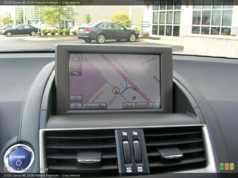 Gray Interior Navigation for the 2010 Lexus HS 250h Hybrid Premium #38538251