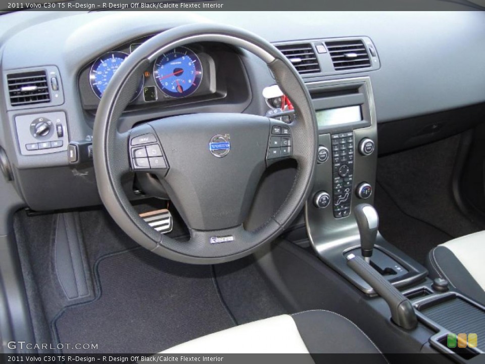 R Design Off Black/Calcite Flextec 2011 Volvo C30 Interiors