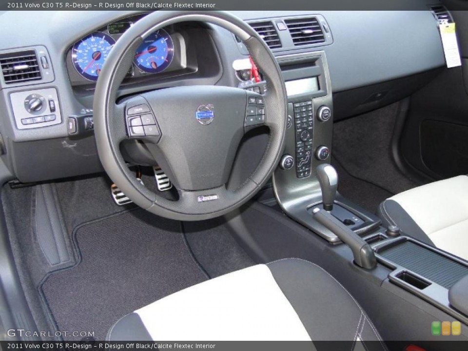 R Design Off Black/Calcite Flextec Interior Photo for the 2011 Volvo C30 T5 R-Design #38539187