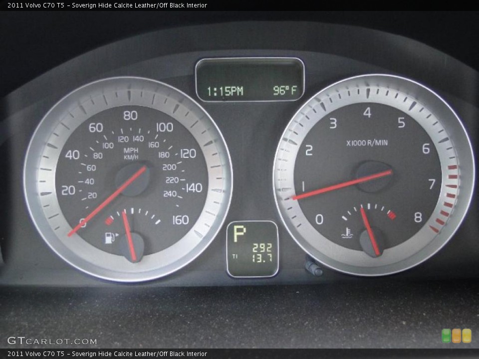 Soverign Hide Calcite Leather/Off Black Interior Gauges for the 2011 Volvo C70 T5 #38539415