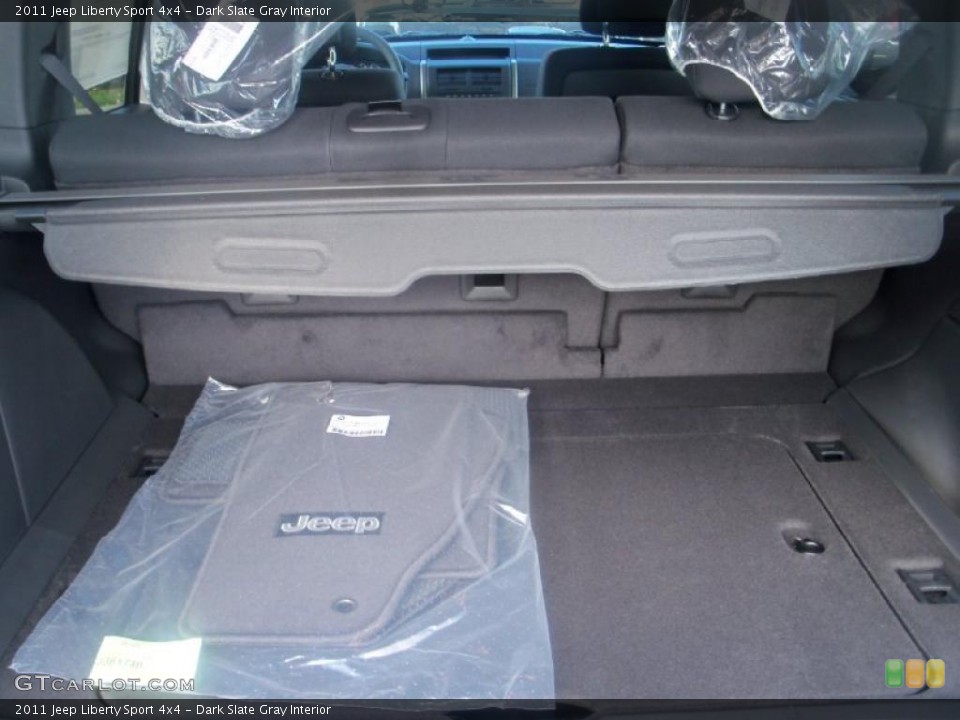 Dark Slate Gray Interior Trunk for the 2011 Jeep Liberty Sport 4x4 #38540359