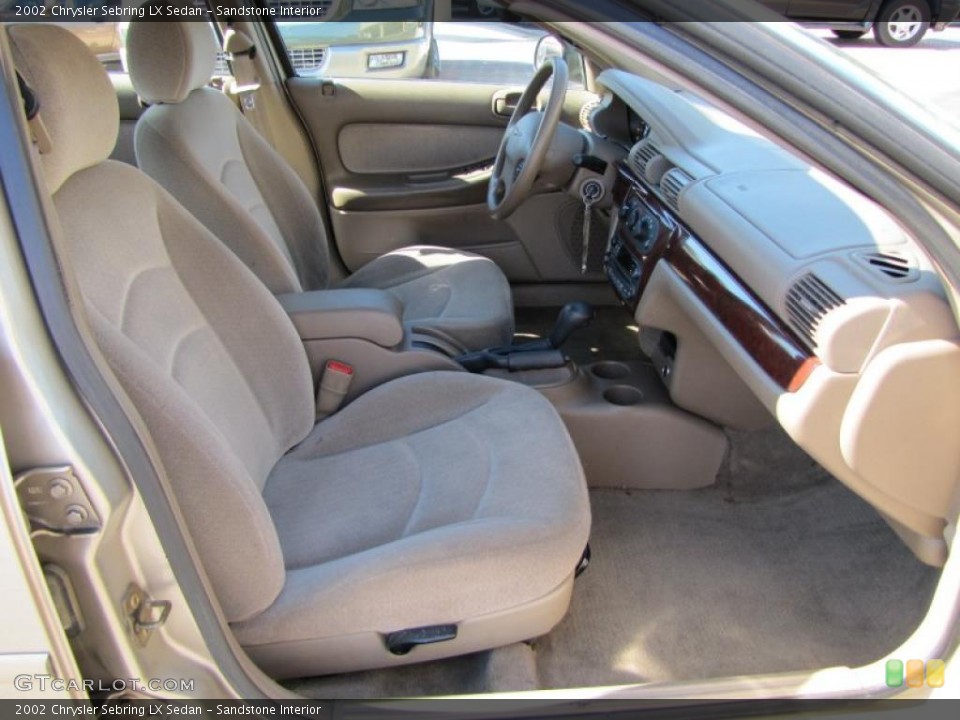 Sandstone Interior Photo for the 2002 Chrysler Sebring LX Sedan #38540939