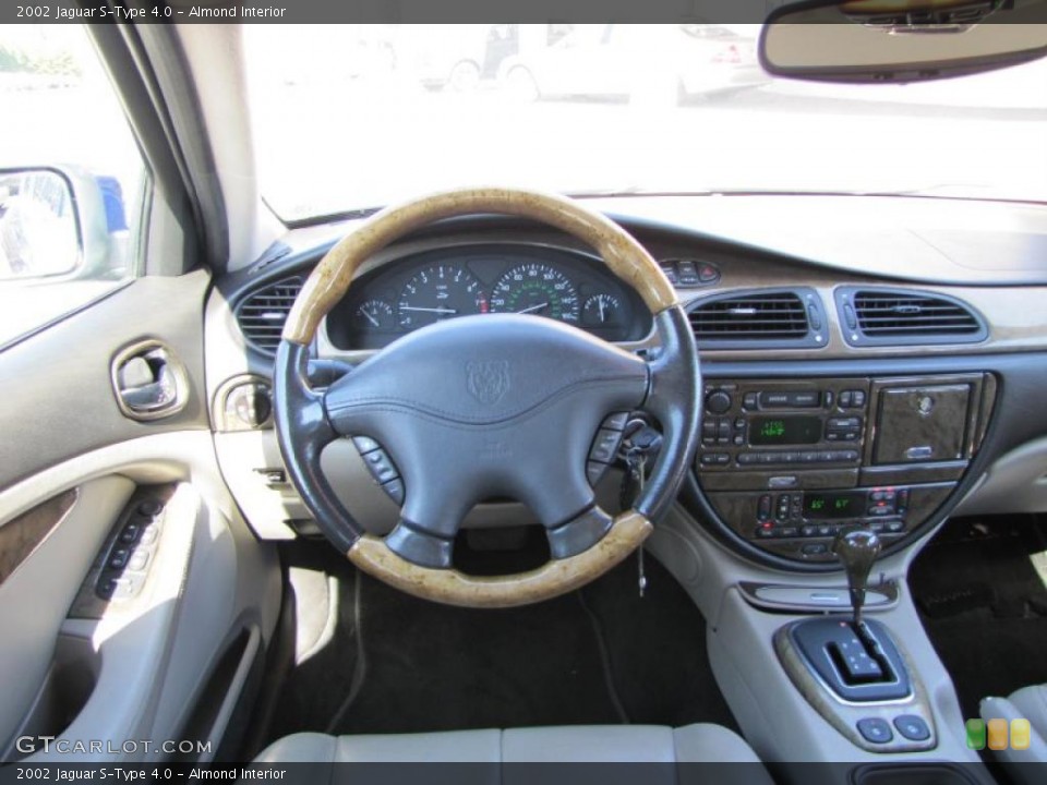 Almond Interior Steering Wheel for the 2002 Jaguar S-Type 4.0 #38541323
