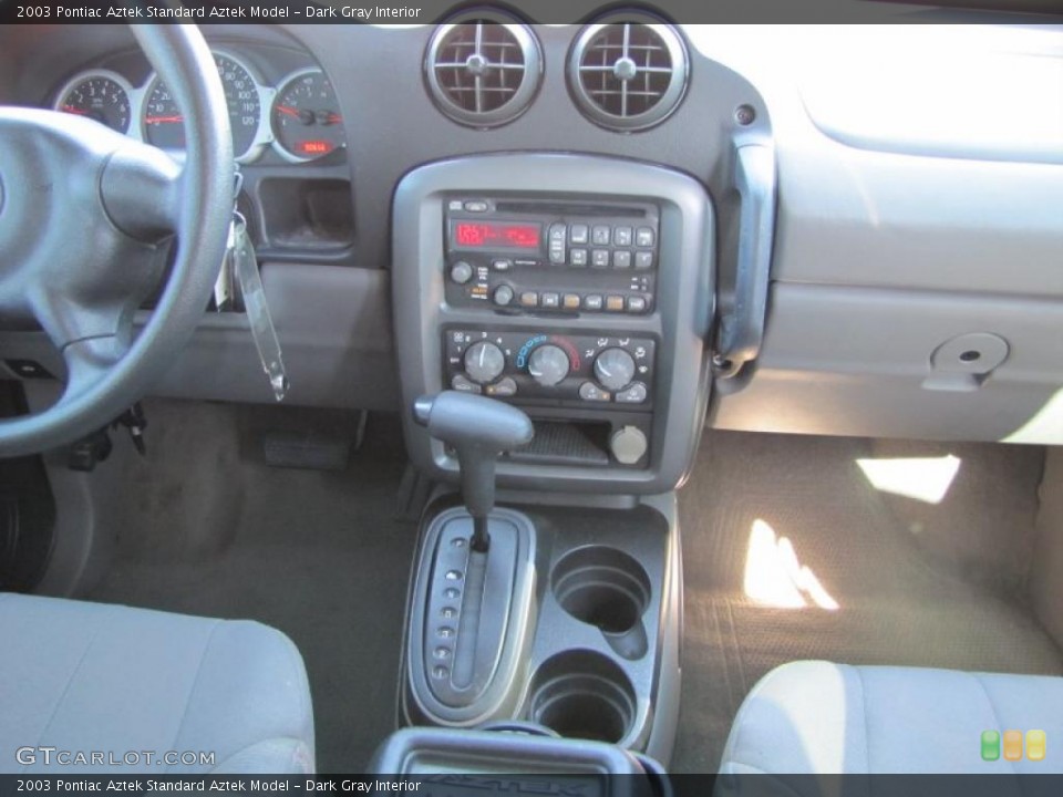Dark Gray Interior Controls for the 2003 Pontiac Aztek  #38542215