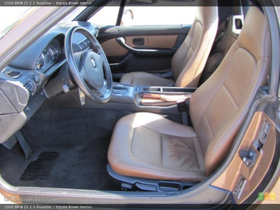Impala Brown 2000 BMW Z3 Interiors