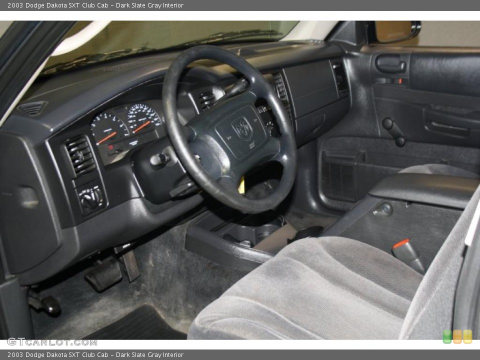 Dark Slate Gray Interior Prime Interior for the 2003 Dodge Dakota SXT Club Cab #38542471