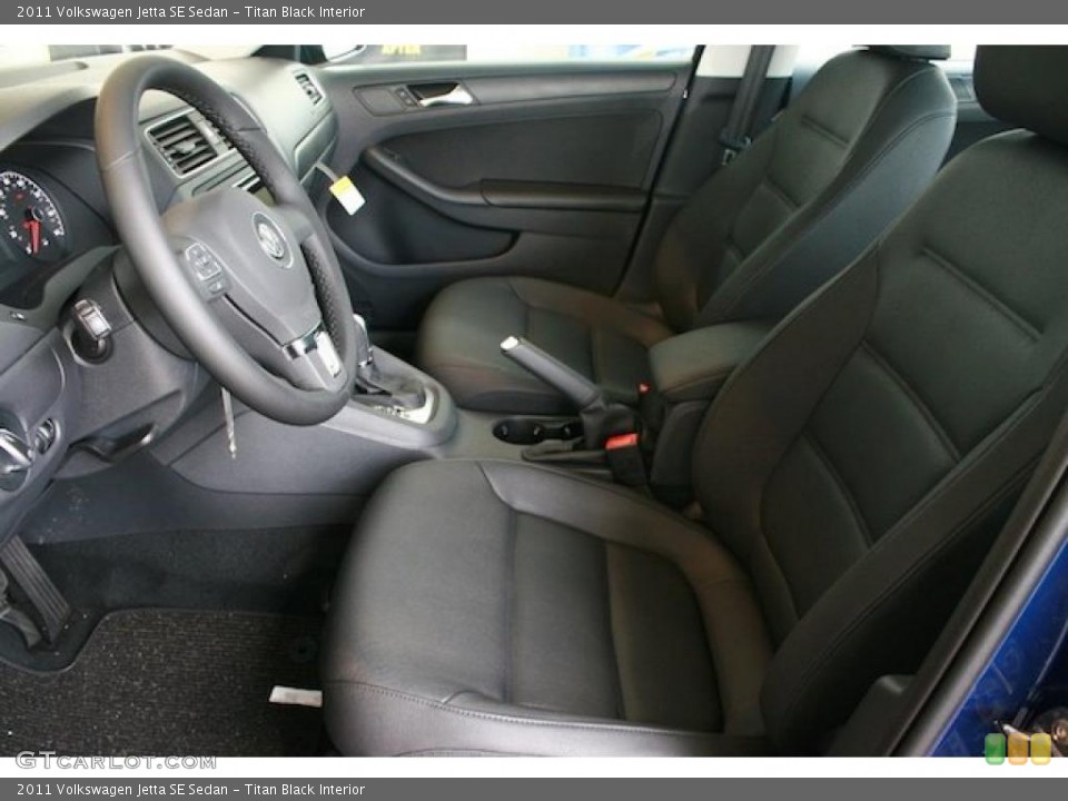 Titan Black Interior Photo for the 2011 Volkswagen Jetta SE Sedan #38543339