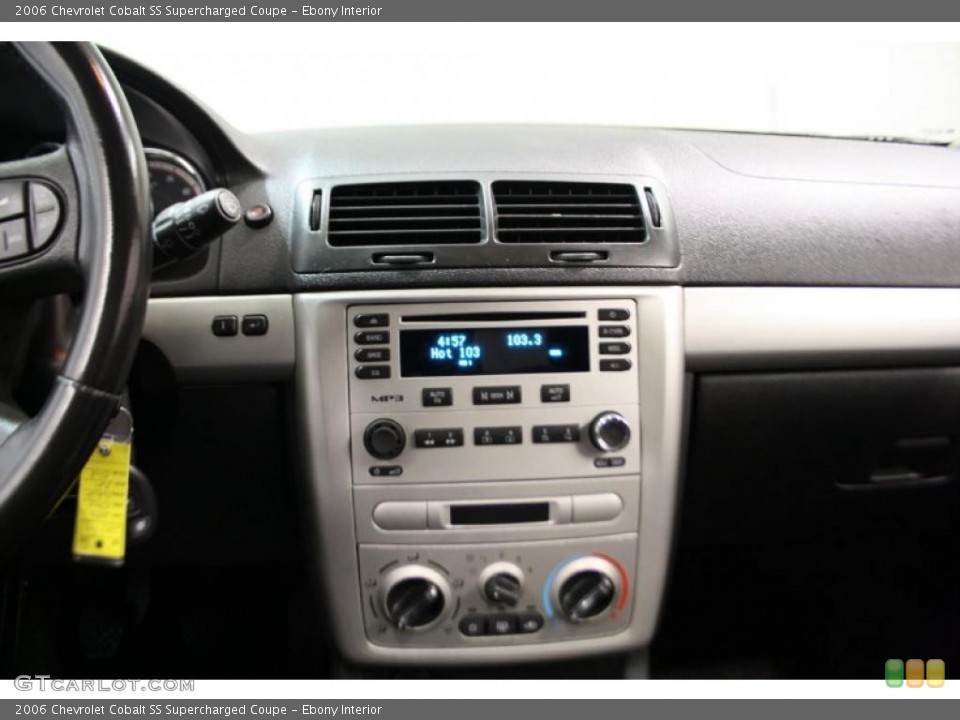 Ebony Interior Controls for the 2006 Chevrolet Cobalt SS Supercharged Coupe #38543463