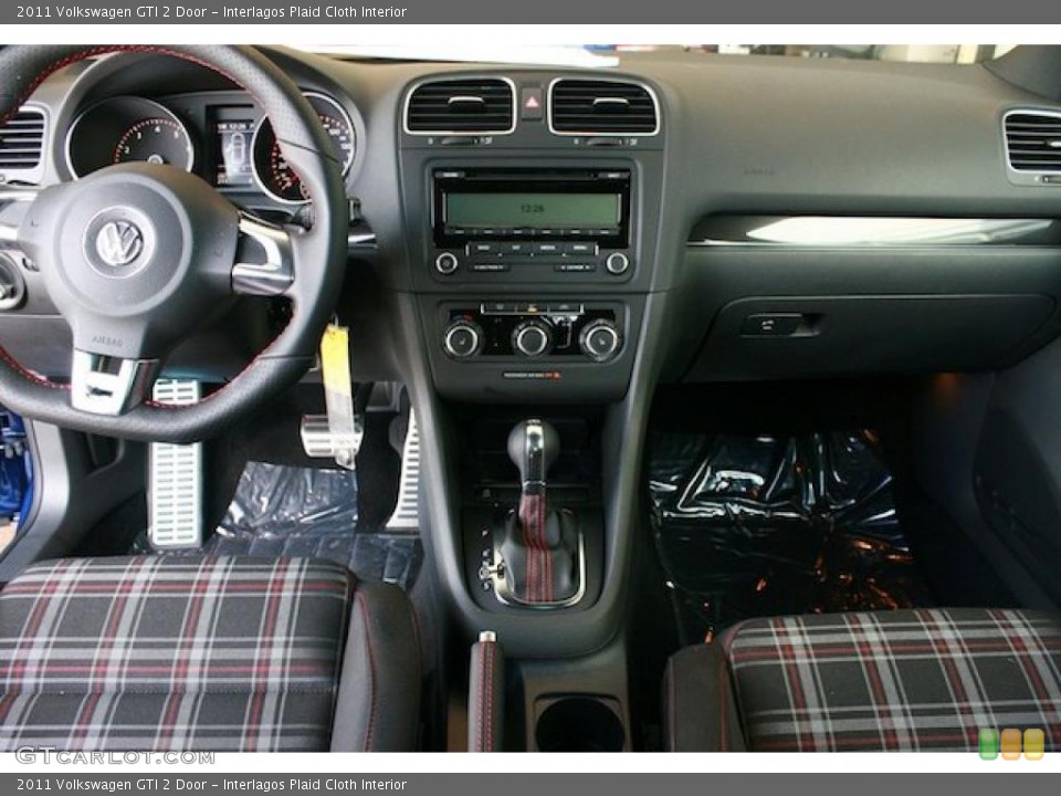 Interlagos Plaid Cloth Interior Dashboard for the 2011 Volkswagen GTI 2 Door #38543799