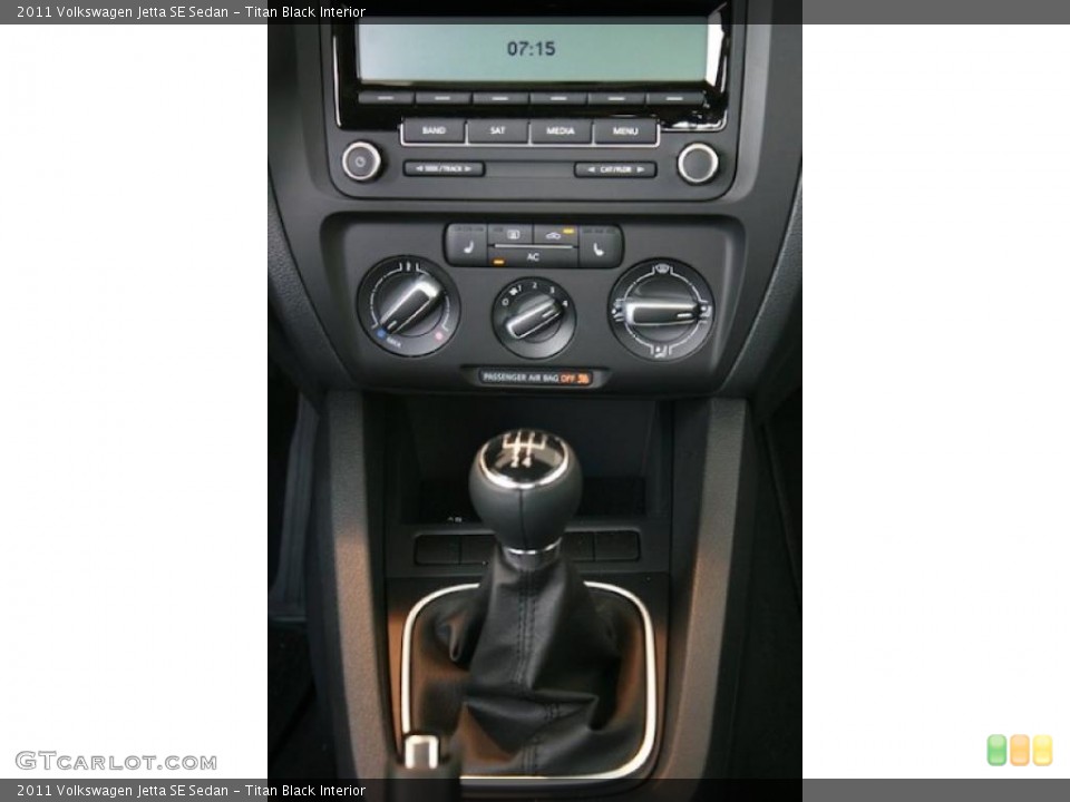 Titan Black Interior Transmission for the 2011 Volkswagen Jetta SE Sedan #38544755