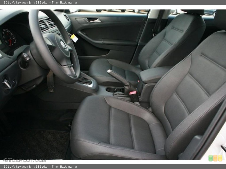 Titan Black Interior Photo for the 2011 Volkswagen Jetta SE Sedan #38544839