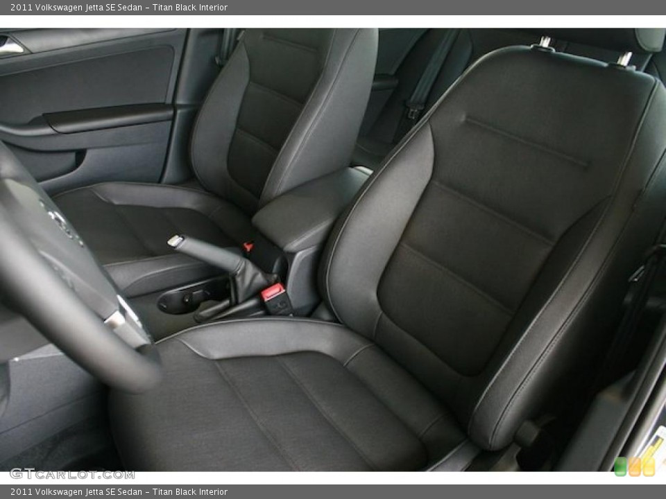 Titan Black Interior Photo for the 2011 Volkswagen Jetta SE Sedan #38545367