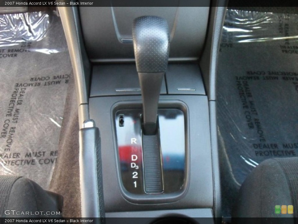 Black Interior Transmission for the 2007 Honda Accord LX V6 Sedan #38550625