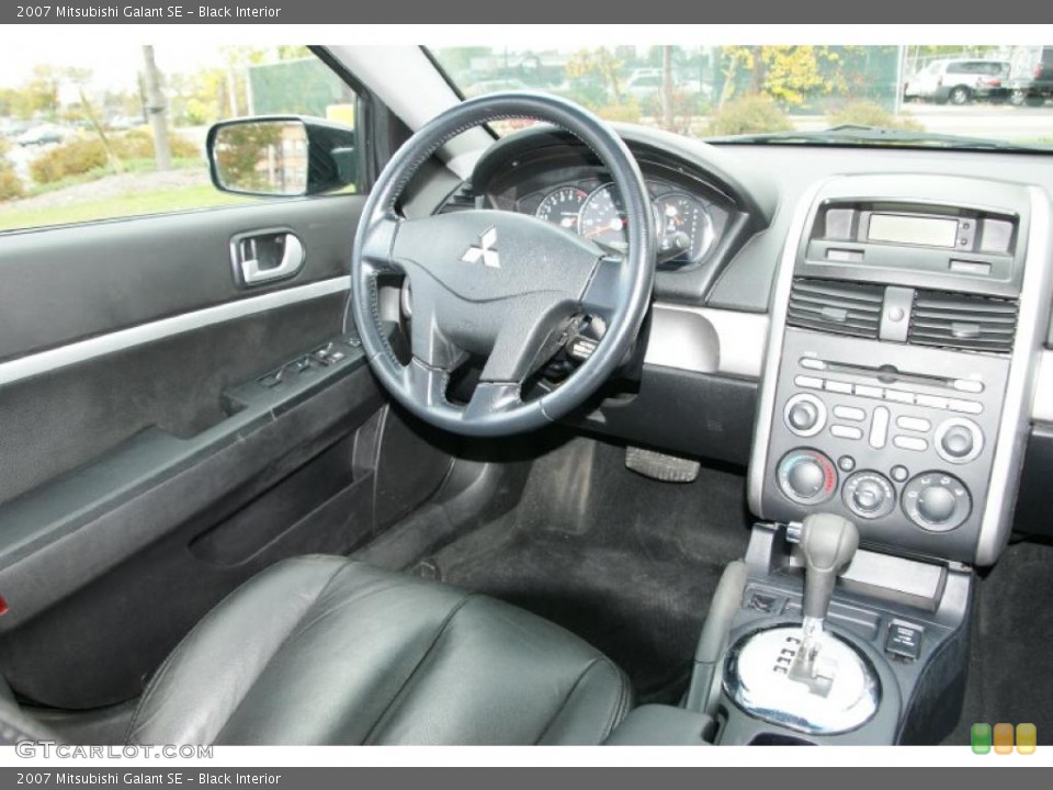 Black Interior Dashboard for the 2007 Mitsubishi Galant SE #38550693