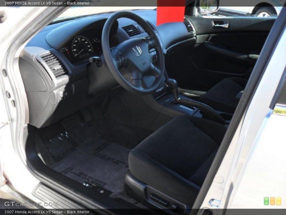 Black Interior Photo For The 2007 Honda Accord Lx V6 Sedan