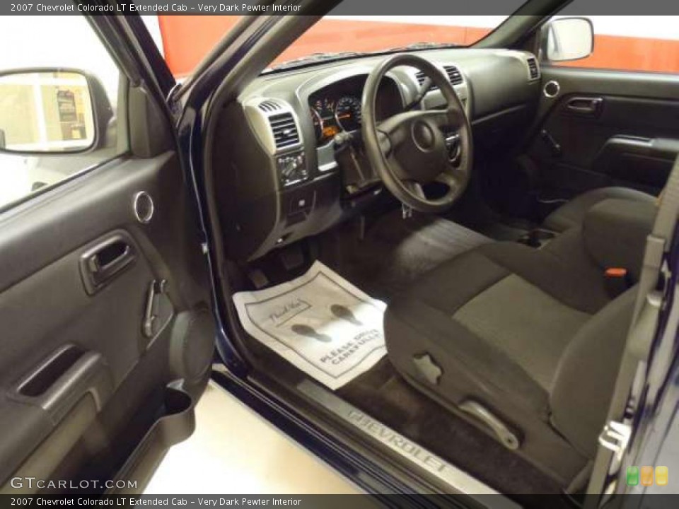 Very Dark Pewter Interior Prime Interior for the 2007 Chevrolet Colorado LT Extended Cab #38551129