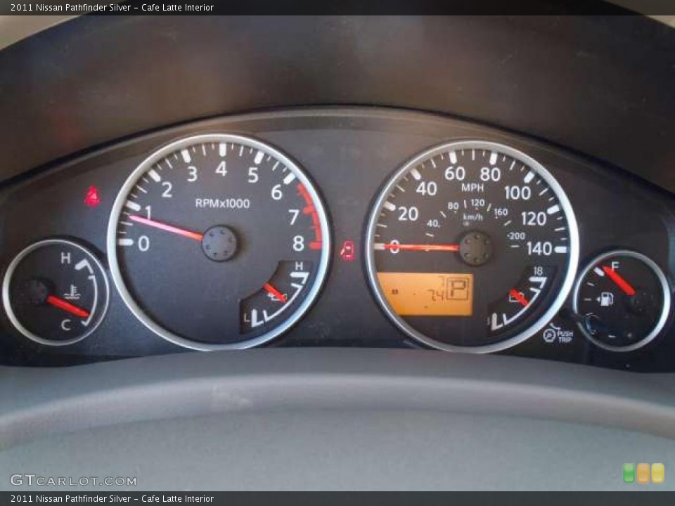 Cafe Latte Interior Gauges for the 2011 Nissan Pathfinder Silver #38551357