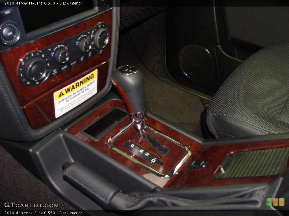 Black Interior Transmission for the 2010 Mercedes-Benz G 550 #38551809