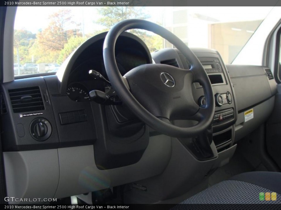 Black Interior Photo for the 2010 Mercedes-Benz Sprinter 2500 High Roof Cargo Van #38552021