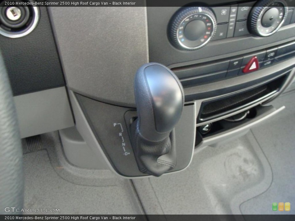 Black Interior Transmission for the 2010 Mercedes-Benz Sprinter 2500 High Roof Cargo Van #38552049