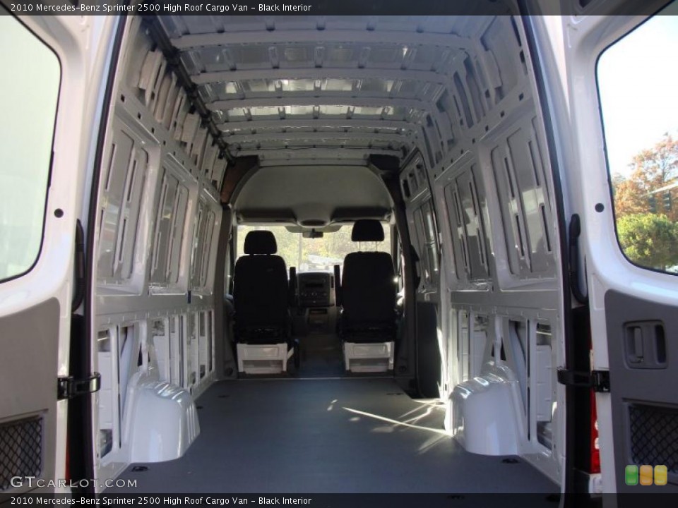 Black Interior Photo for the 2010 Mercedes-Benz Sprinter 2500 High Roof Cargo Van #38552073