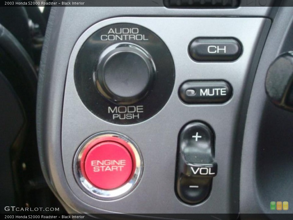 Black Interior Controls for the 2003 Honda S2000 Roadster #38552917