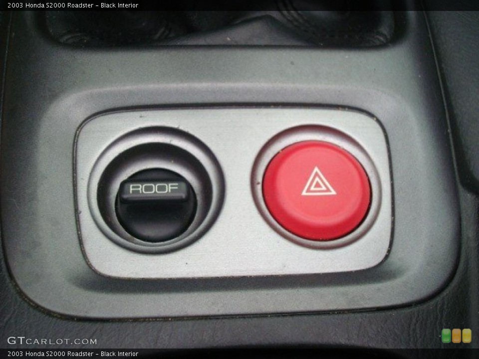 Black Interior Controls for the 2003 Honda S2000 Roadster #38552997