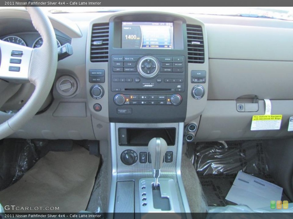 Cafe Latte Interior Dashboard for the 2011 Nissan Pathfinder Silver 4x4 #38553157
