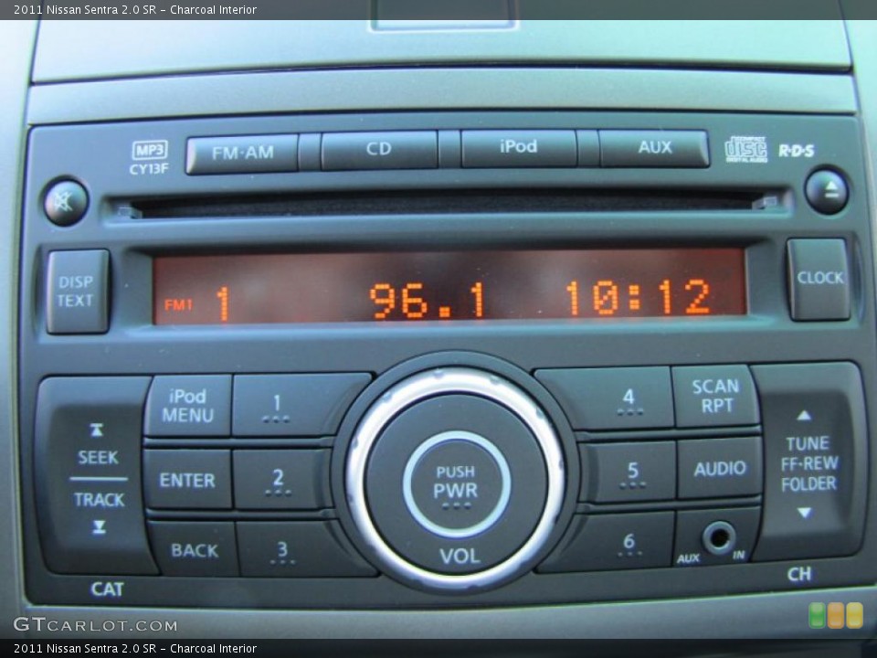 Charcoal Interior Controls for the 2011 Nissan Sentra 2.0 SR #38553505