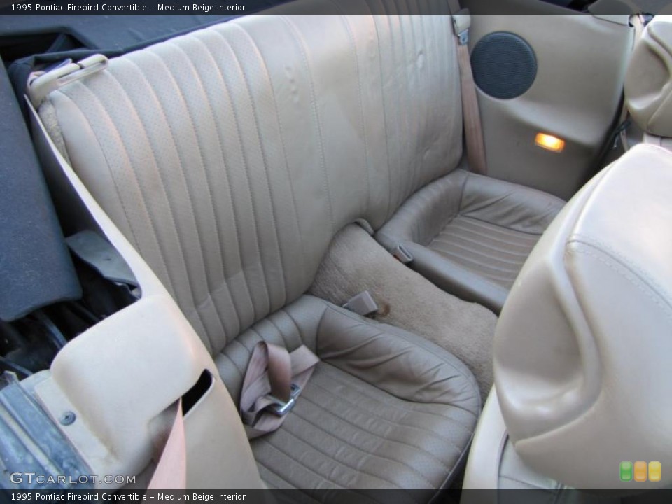 Medium Beige Interior Photo for the 1995 Pontiac Firebird Convertible #38555245