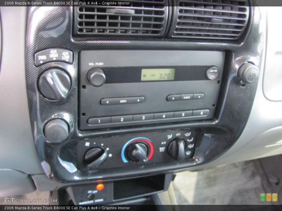 Graphite Interior Controls for the 2006 Mazda B-Series Truck B4000 SE Cab Plus 4 4x4 #38555905