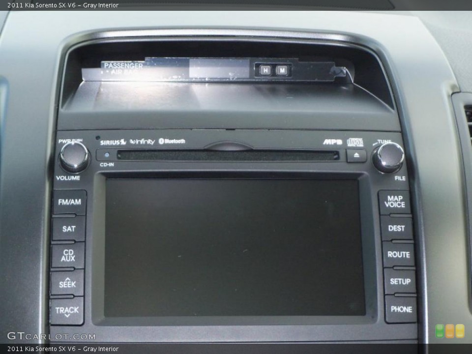Gray Interior Navigation for the 2011 Kia Sorento SX V6 #38557549