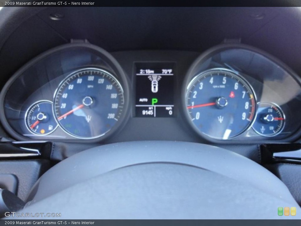 Nero Interior Gauges for the 2009 Maserati GranTurismo GT-S #38557925
