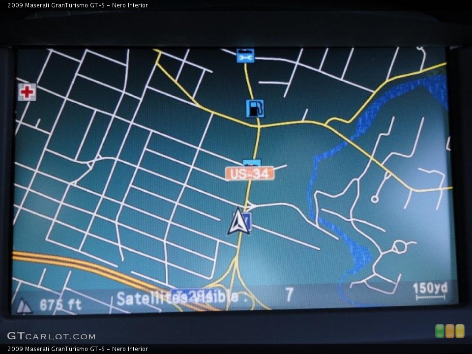 Nero Interior Navigation for the 2009 Maserati GranTurismo GT-S #38557973