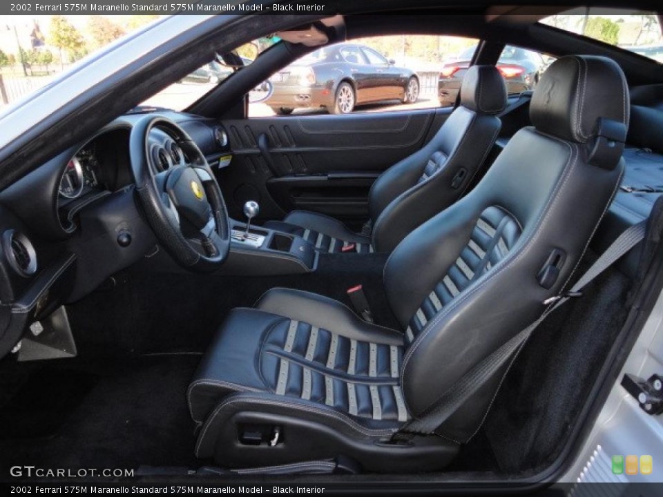 Black Interior Photo for the 2002 Ferrari 575M Maranello  #38558414
