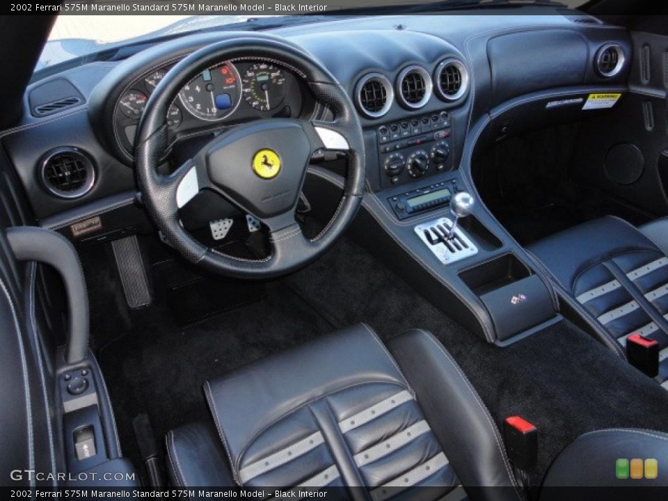 Black Interior Dashboard for the 2002 Ferrari 575M Maranello  #38558429