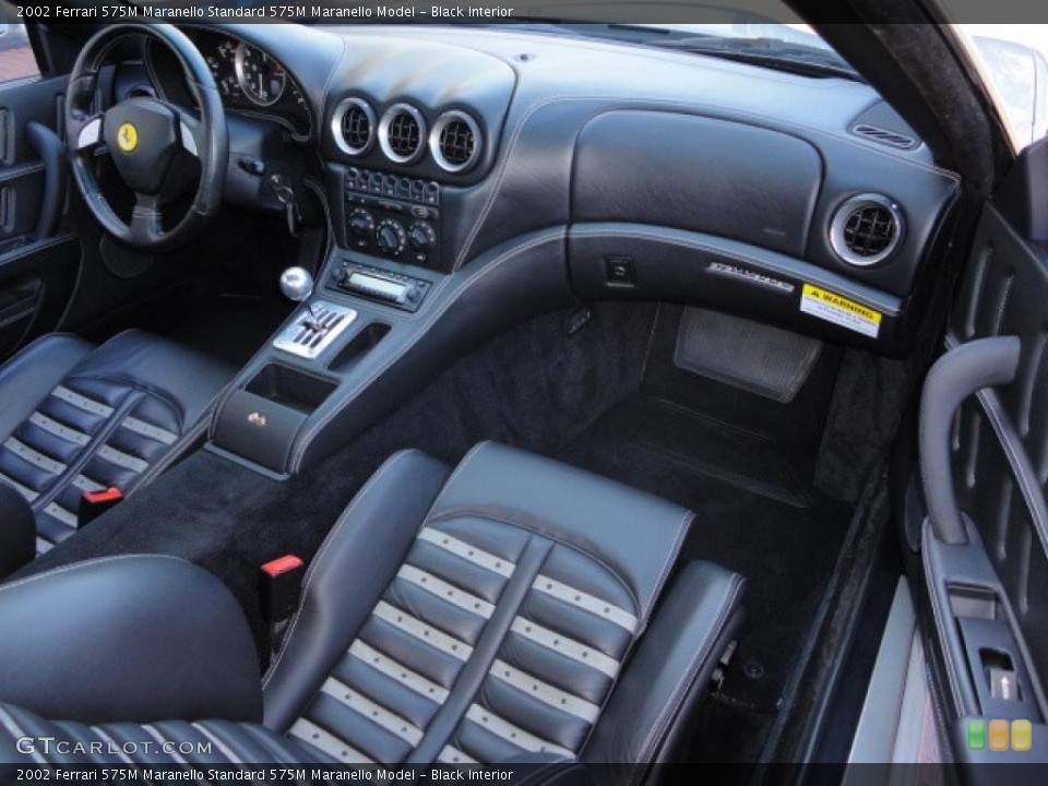 Black Interior Dashboard for the 2002 Ferrari 575M Maranello  #38558577