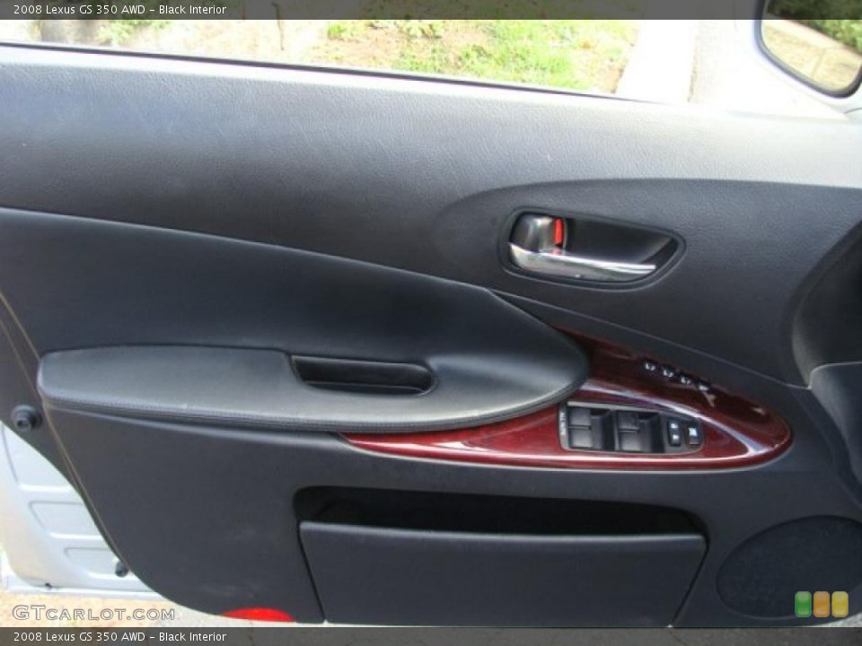 Black Interior Door Panel for the 2008 Lexus GS 350 AWD #38558713